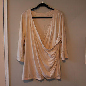 Soft Surroundings Crossover Draped Top size 1X